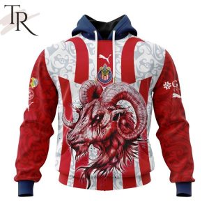 LIGA MX Chivas Guadalajara Special Design With Team Signature Hoodie