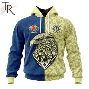 LIGA MX Club America Special Design With Team Signature Hoodie