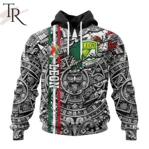 LIGA MX Club Leon Special Aztec Design Hoodie