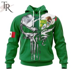 LIGA MX Club Leon Special Skull Design Concept Kits Hoodie