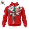 LIGA MX Club Necaxa Special Skull Design Concept Kits Hoodie