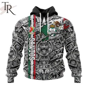 LIGA MX Club Santos Laguna Special Aztec Design Hoodie