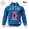 LIGA MX Cruz Azul Special 2024 Home Aztec Design Hoodie