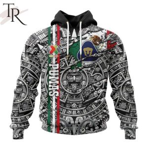 LIGA MX Pumas UNAM Special Aztec Design Hoodie