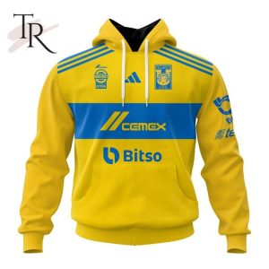 LIGA MX Tigres UANL 2023 – 2024 Home Kits Hoodie