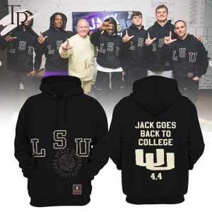 LSU Tigers CJ x M&N Jack Goes Back To College Hoodie