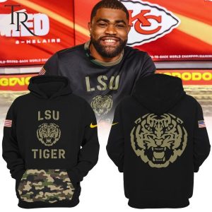 LSU Tigers Clyde Edwards Helaire Veteran Hoodie