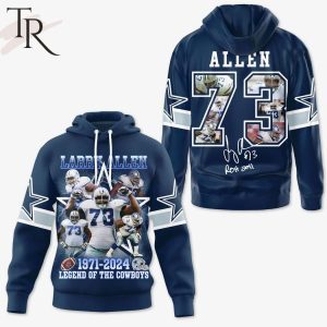 Larry Allen 1971-2024 Legend Of The Cowboys Hoodie