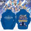 League One 23-24 Champions Portsmouth FC Hoodie – Blue