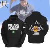 Lebron James We Are Family Los Angeles Lakers Hoodie – Black