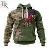 MLB Atlanta Braves Special Camo Design For Veterans Day Hoodie