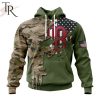 MLB Boston Red Sox Special Camo Design For Veterans Day Hoodie