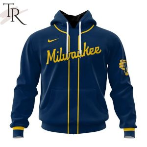 MLB Milwaukee Brewers Personalized Alternate Kits Hoodie