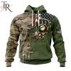 MLB Milwaukee Brewers Special Camo Design For Veterans Day Hoodie