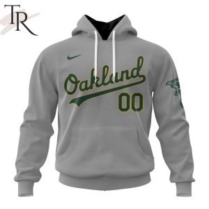 MLB Oakland Athletics Personalized 2024 Road Kits Hoodie