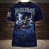 Megadeth Rock Band Countdown To Extinction 3D T-Shirt