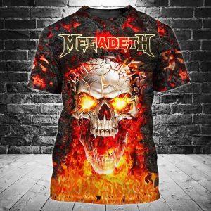 Megadeth Rock Band Holy Wars 3D T-Shirt