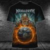 Megadeth Rock Band Rust In Peace Tour 3D T-Shirt