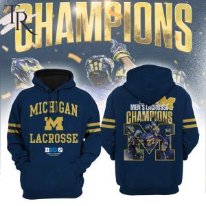 Michigan Men’s Lacrosse Champions B1G Hoodie