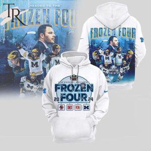 Michigan Wolverines Men’s Ice Hockey Frozen Four 2024 Hoodie