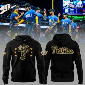 Military Appreciation MLB Philadelphia Phillies Hoodie – Black