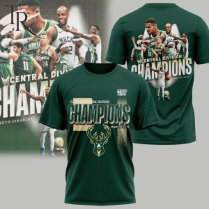 Milwaukee Bucks 2024 Central Division Champions T-Shirt