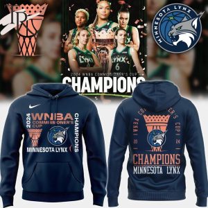 Minnesota Lynx 2024 WNBA Commissioner’s Cup Champions Hoodie – Blue