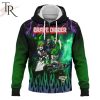 Monster Jam Truck Grave Digger Green Abstract Hoodie