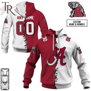 NCAA Alabama Crimson Tide Mix Jersey Style Hoodie