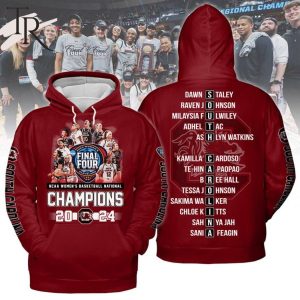 NCAA Women’s Basketball National Champions 2024 South Carolina Gamecocks Hoodie – Garnet