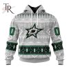 NEW] Customized NHL Dallas Stars Special Native Design Hoodie