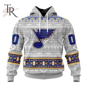 NEW] Customized NHL St. Louis Blues Special Native Design Hoodie