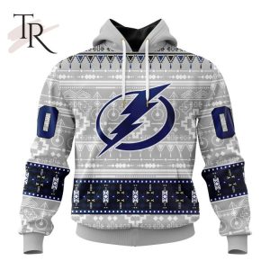 NEW] Customized NHL Tampa Bay Lightning Special Native Design Hoodie