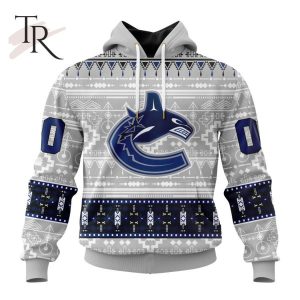 NEW] Customized NHL Vancouver Canucks Special Native Design Hoodie