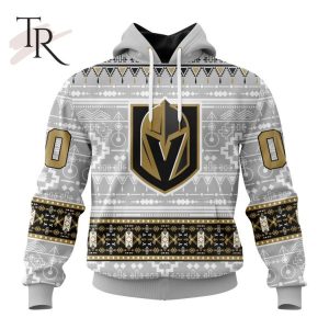 NEW] Customized NHL Vegas Golden Knights Special Native Design Hoodie