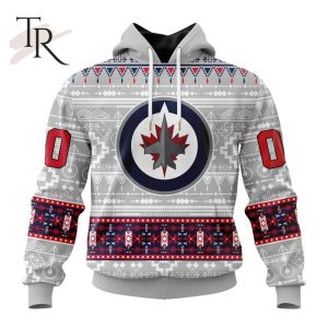 NEW] Customized NHL Winnipeg Jets Special Native Design Hoodie