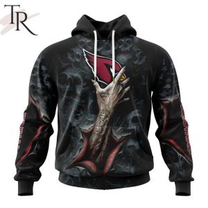 NEW] NFL Arizona Cardinals Special Horror Skull Art Design Hoodie