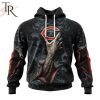 NEW] NFL Chicago Bears Special Horror Skull Art Design Hoodie