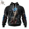 NEW] NFL Detroit Lions Special Horror Skull Art Design Hoodie