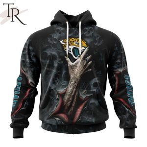 NEW] NFL Jacksonville Jaguars Special Horror Skull Art Design Hoodie