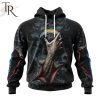 NEW] NFL Los Angeles Chargers Special Horror Skull Art Design Hoodie