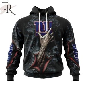 NEW] NFL New York Giants Special Horror Skull Art Design Hoodie