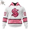 NEW] Personalized NHL Seattle Kraken In Classic Style With Paisley! IN OCTOBER WE WEAR PINK BREAST CANCER Hoodie