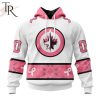 NEW] Personalized NHL Winnipeg Jets In Classic Style With Paisley! IN OCTOBER WE WEAR PINK BREAST CANCER Hoodie