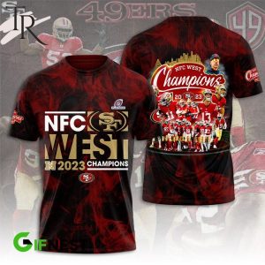 NFC West Champions 2023 Playoff San Francisco 49ers 3D Shirt