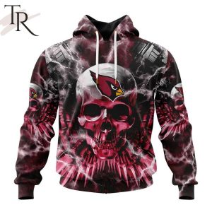 NFL Arizona Cardinals Special Expendables Skull Design Hoodie