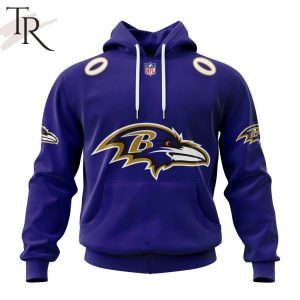 NFL Baltimore Ravens 2024 Personalized Name And Number Hoodie