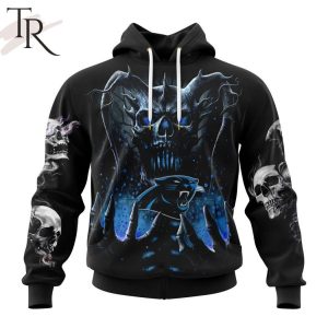 NFL Carolina Panthers Special Skull Art Design Hoodie