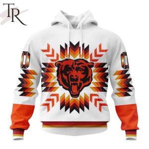 NFL Chicago Bears Special Design With Native Pattern Hoodie