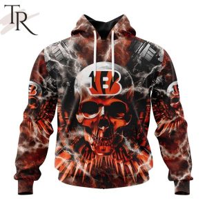 NFL Cincinnati Bengals Special Expendables Skull Design Hoodie